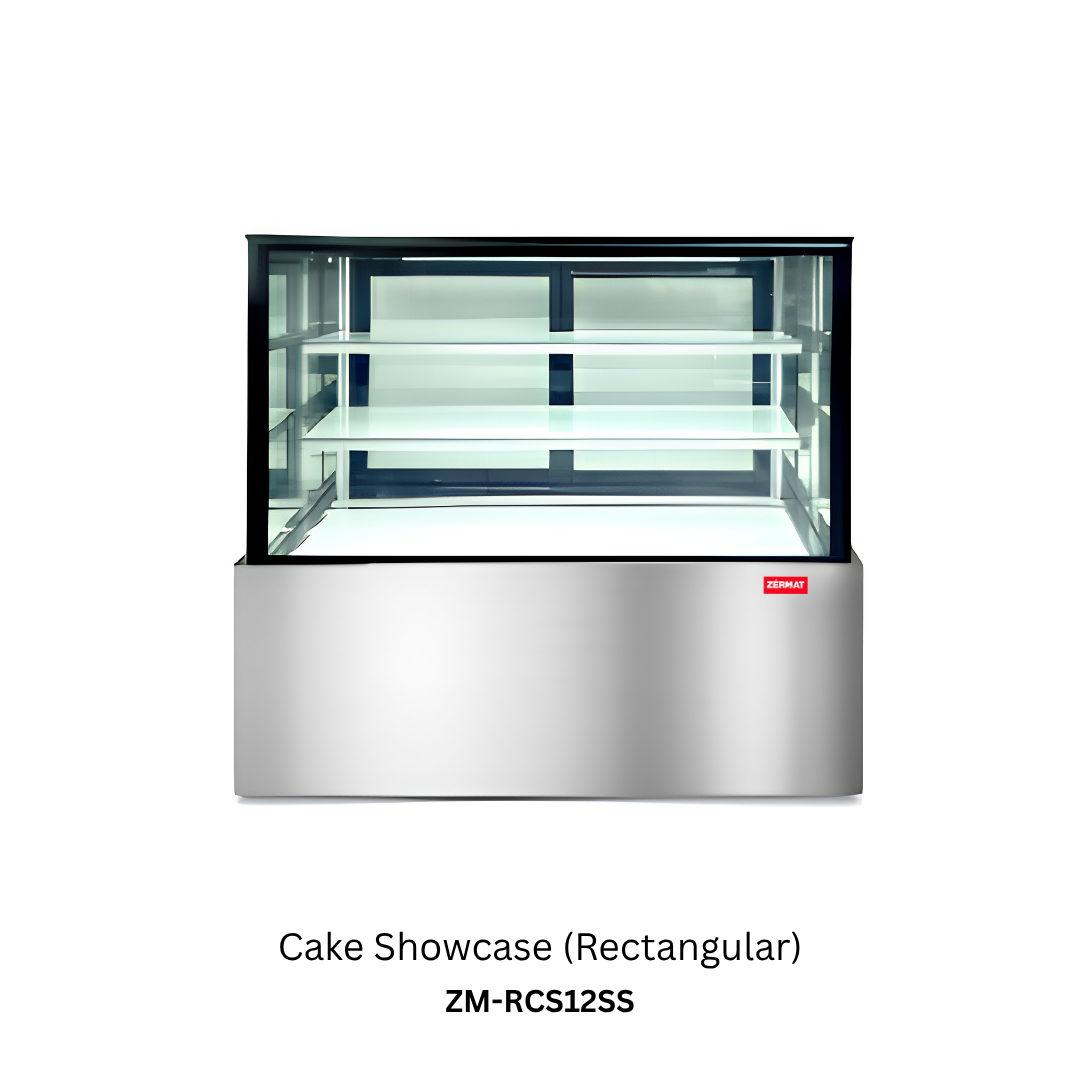 Rectangular Cake Showcase 4ft